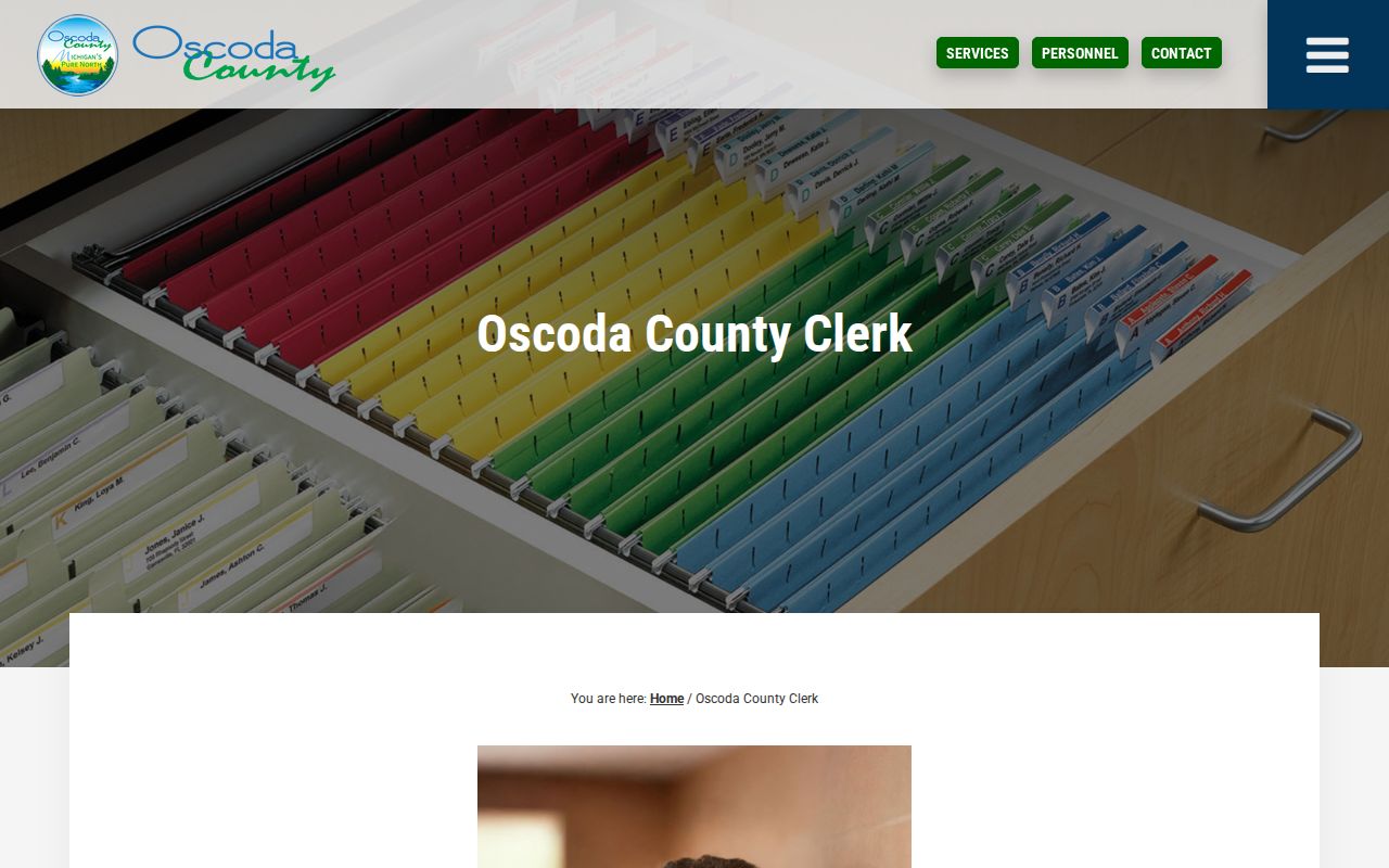 Oscoda County municipal court warrant records: county clerk and register of deeds contact page